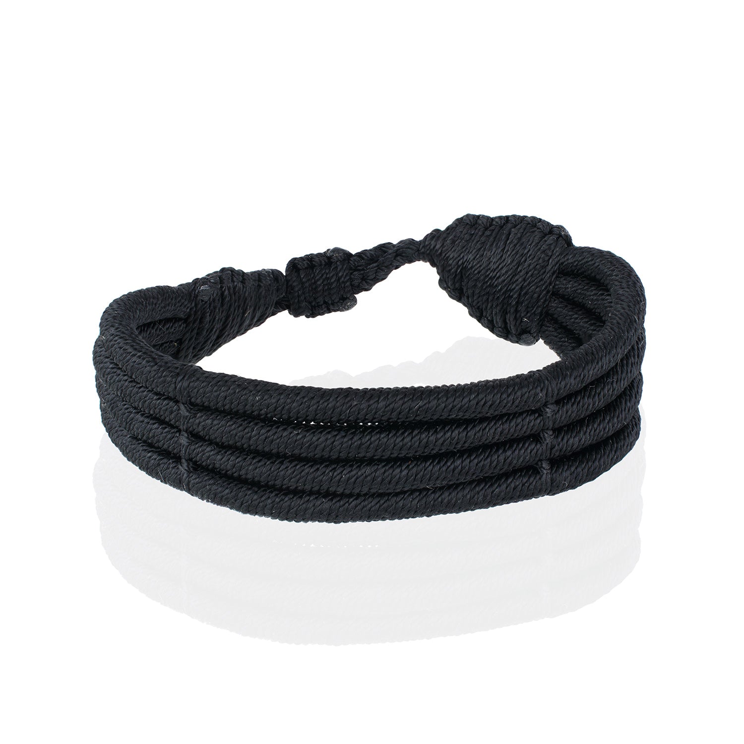 Teopan Bracelet - Four Strand Black