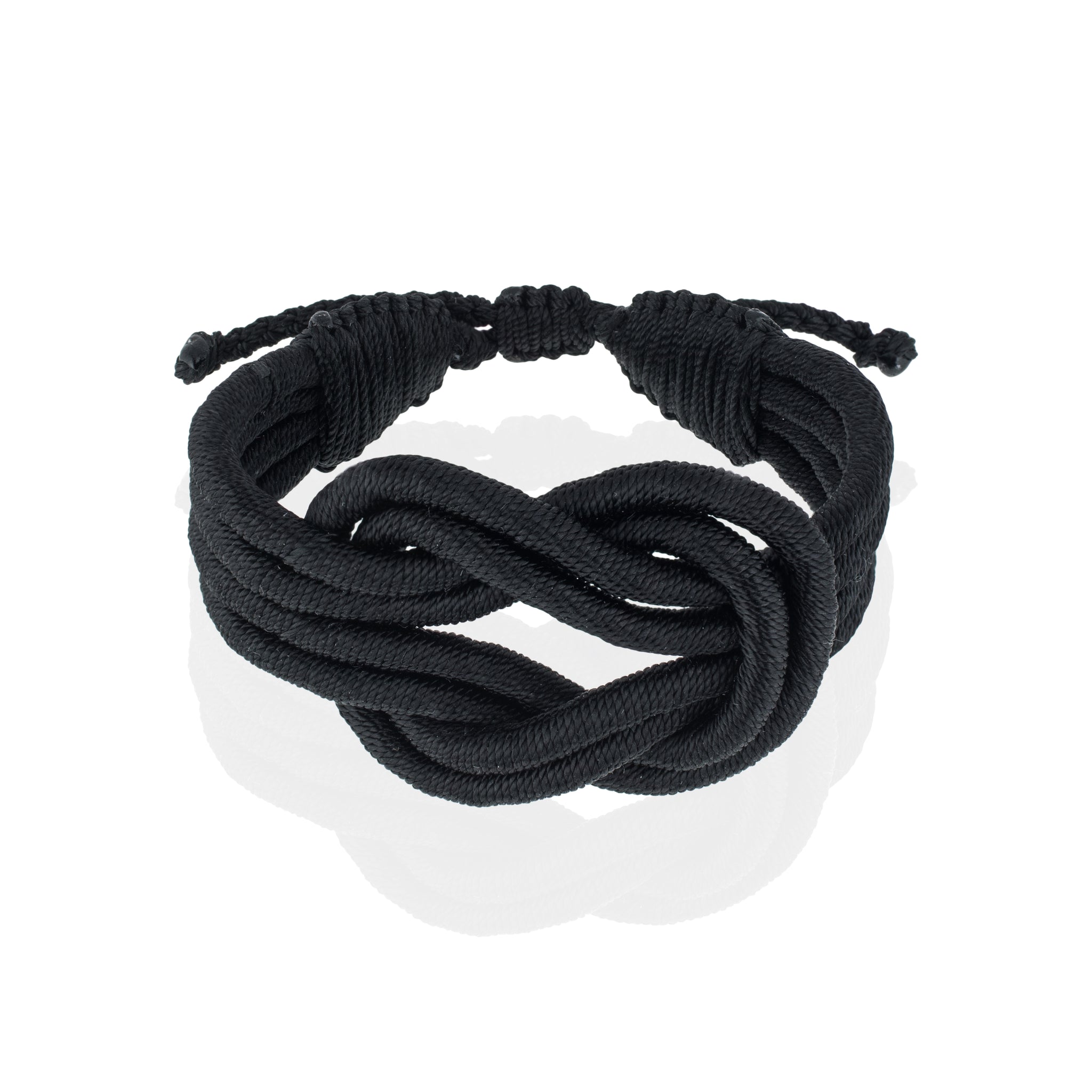 Open Knot Bracelet - Black