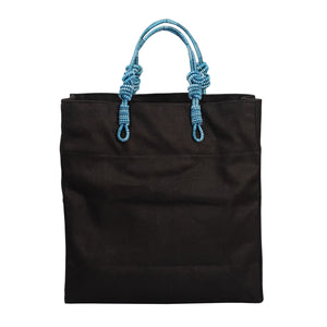 3 Knot Market Tote- Blue combination