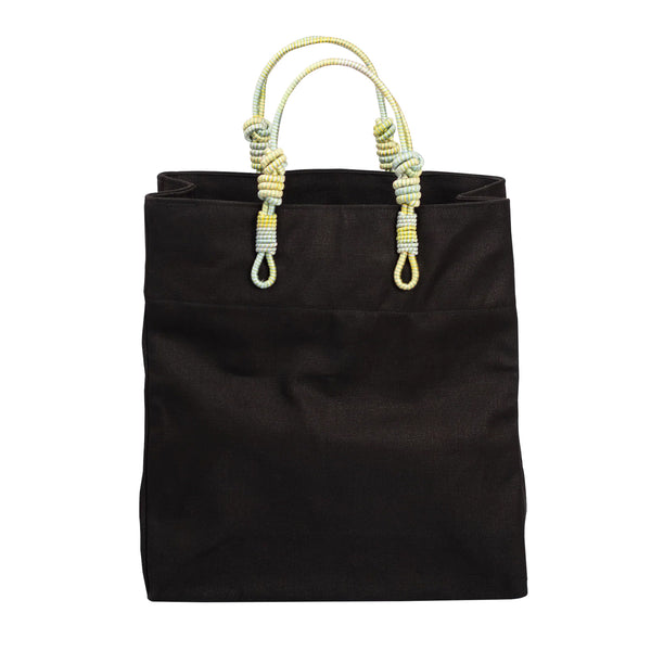3 Knot Market Tote- Green combination