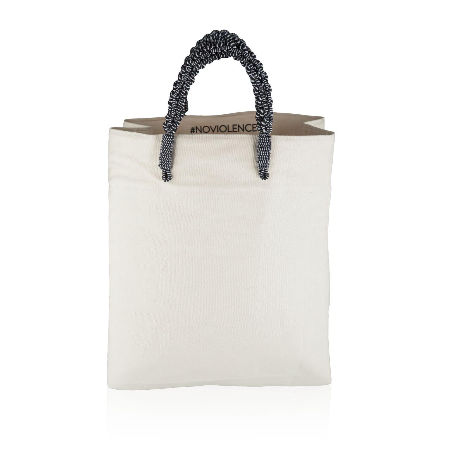 Braided Market Tote- White