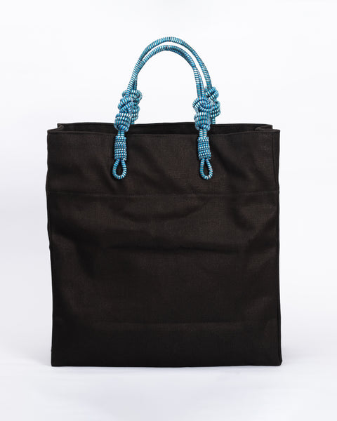 3 Knot Market Tote- Blue combination